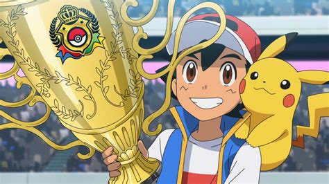 pokemon ash winning league|ash becomes world champion.